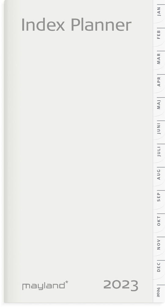Index planner måned refill 2023