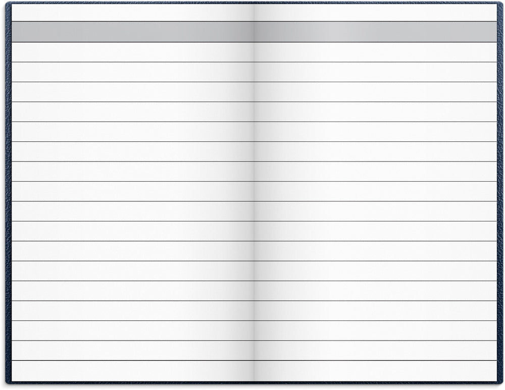 Lommekalender skind blå 2023
