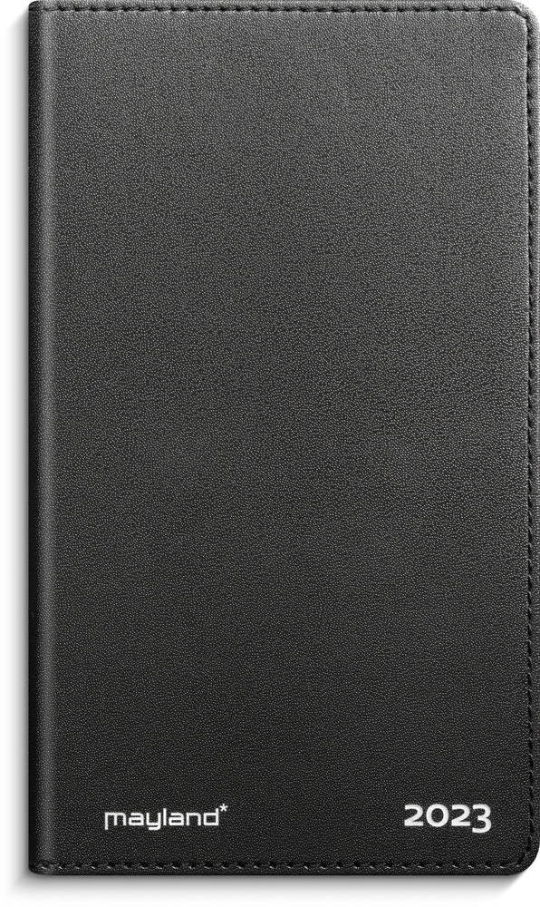 Weekplanner indbundet sort 2023