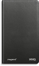 Weekplanner indbundet sort 2023