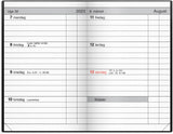 Lommekalender vinyl sort 2023