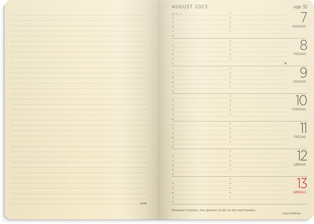 Ugekalender forma deluxe sort