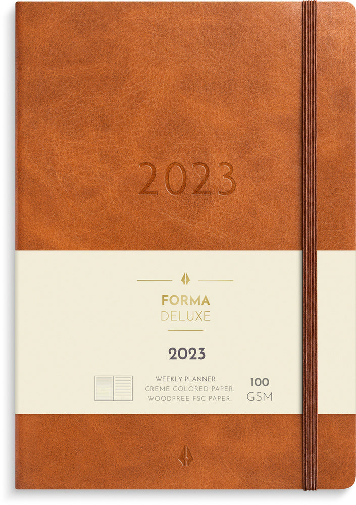 Ugekalender forma deluxe brun