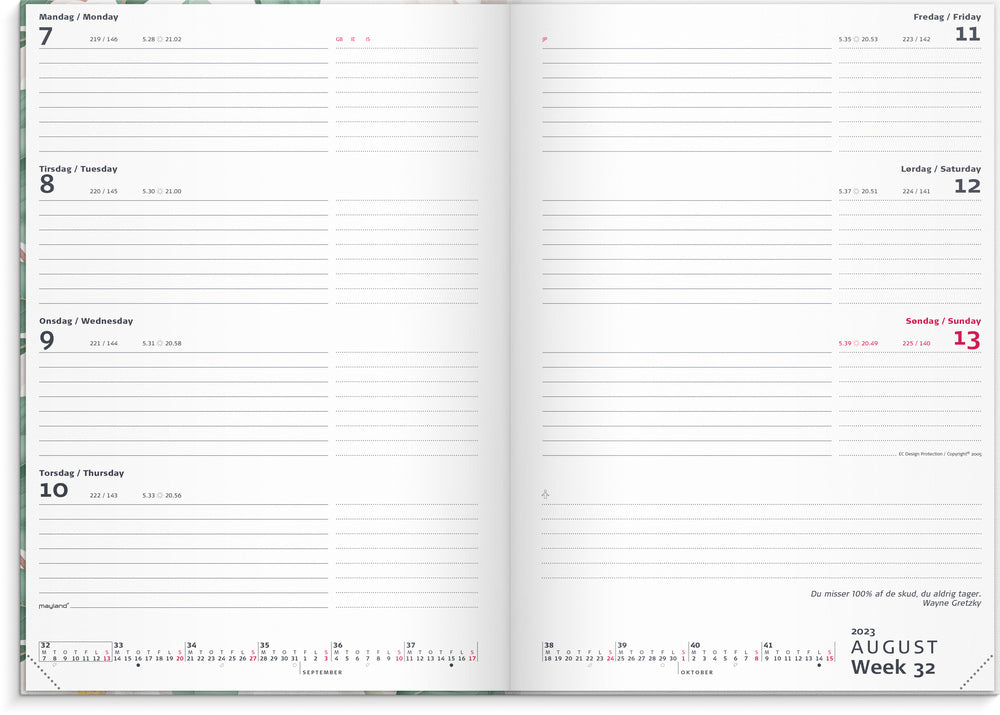 Ugekalender international 2023