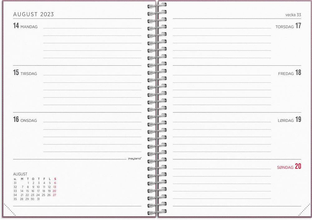 Ugekalender blomme 2023 Mayland