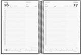 Timekalender fiberpap sort 2023