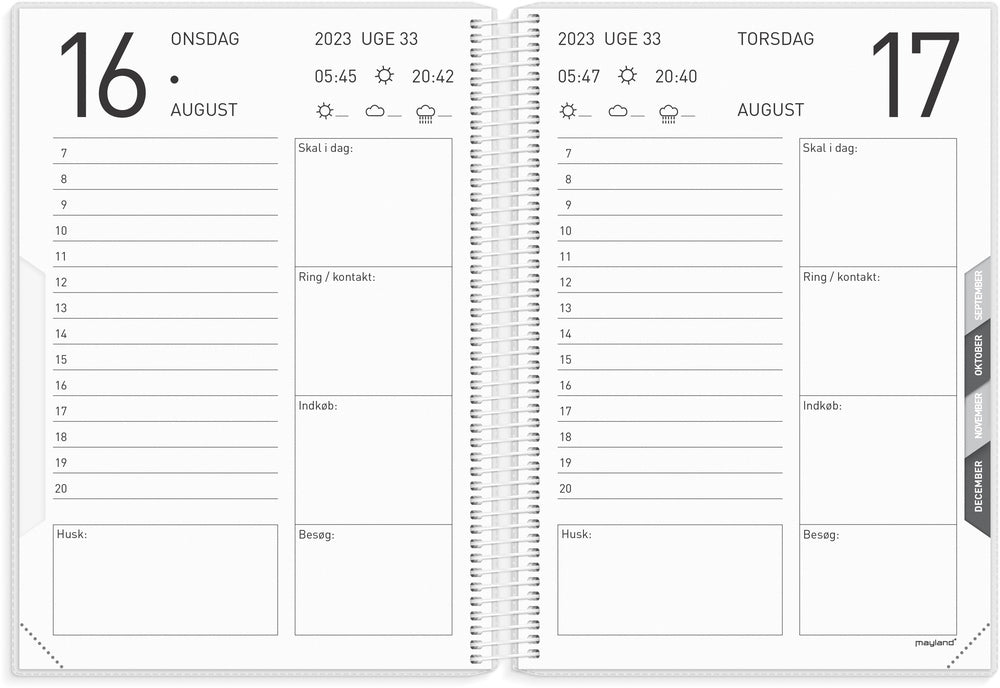 Senior kalender 2023 Mayland