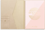 Life planner pink uge m. omslag