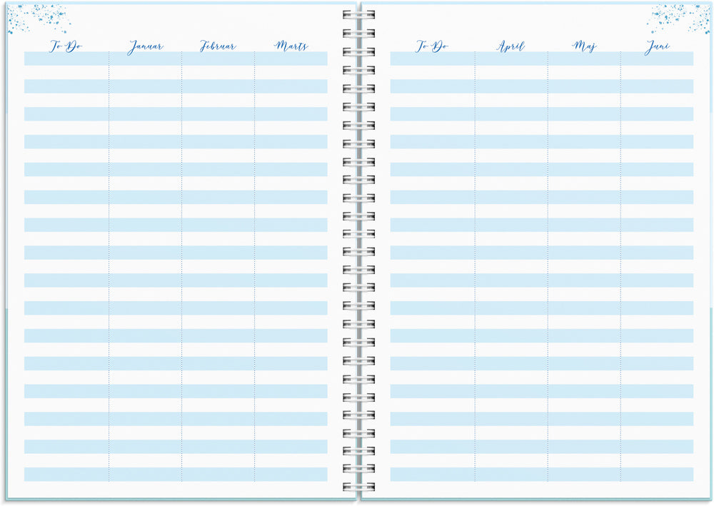 Life planner week blue 2023