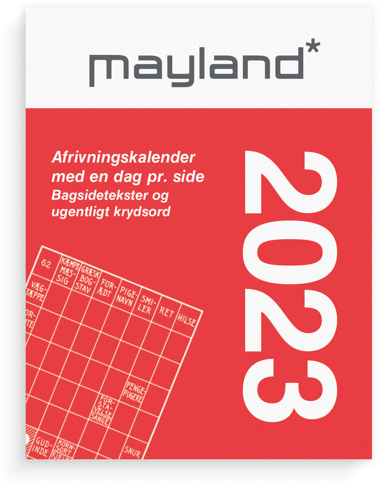 Broderikalender m/split 2023