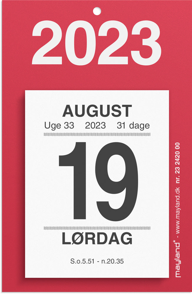 Lille afrivningskalender 2023