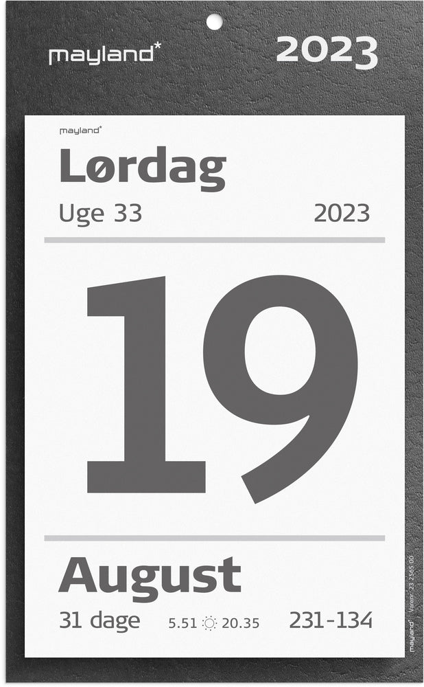 Afrivningskalender fiber 2023