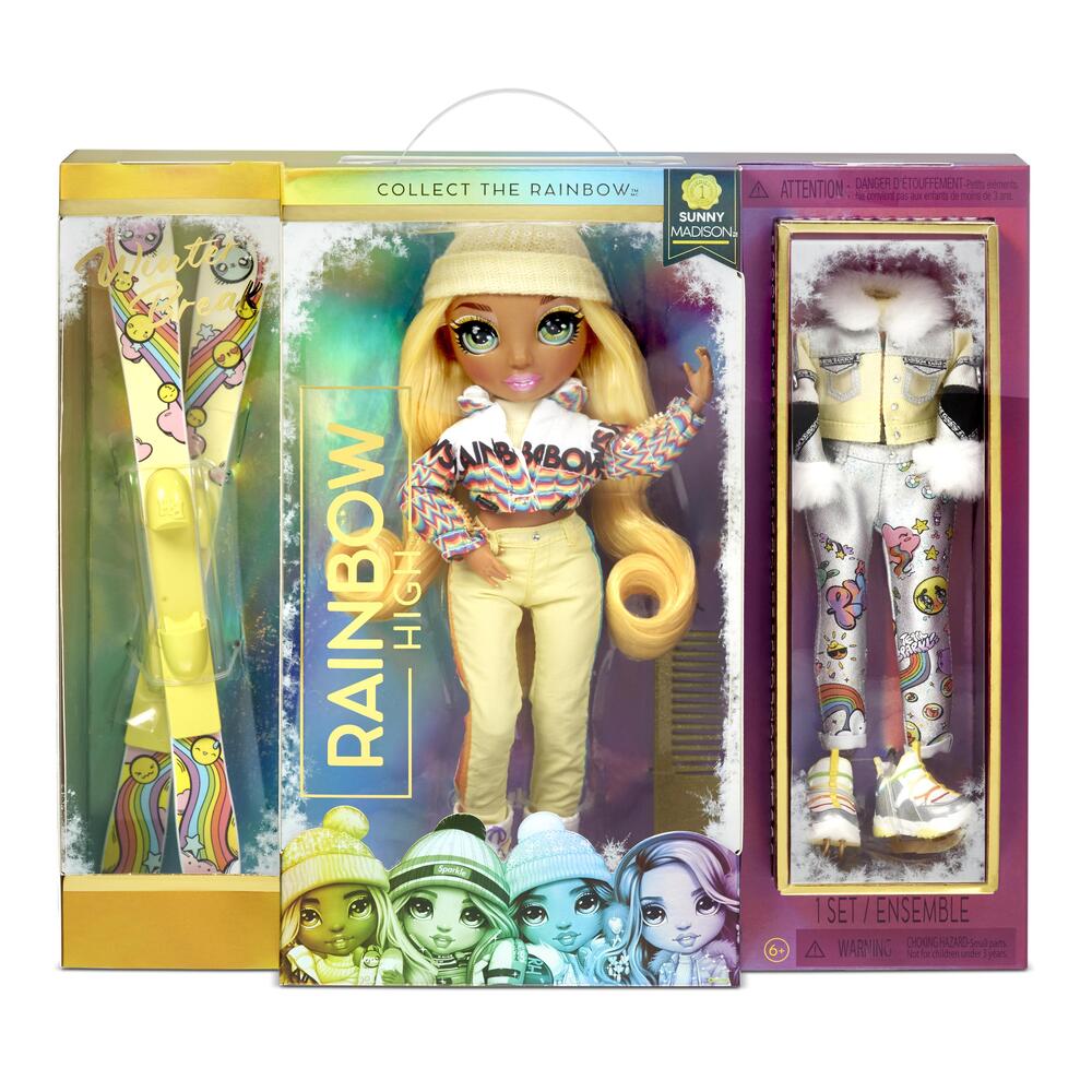 Rainbow High Vinterferie Modedukke - Sunny Madison