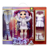 Rainbow High Vinterferie Modedukke - Violet Willow
