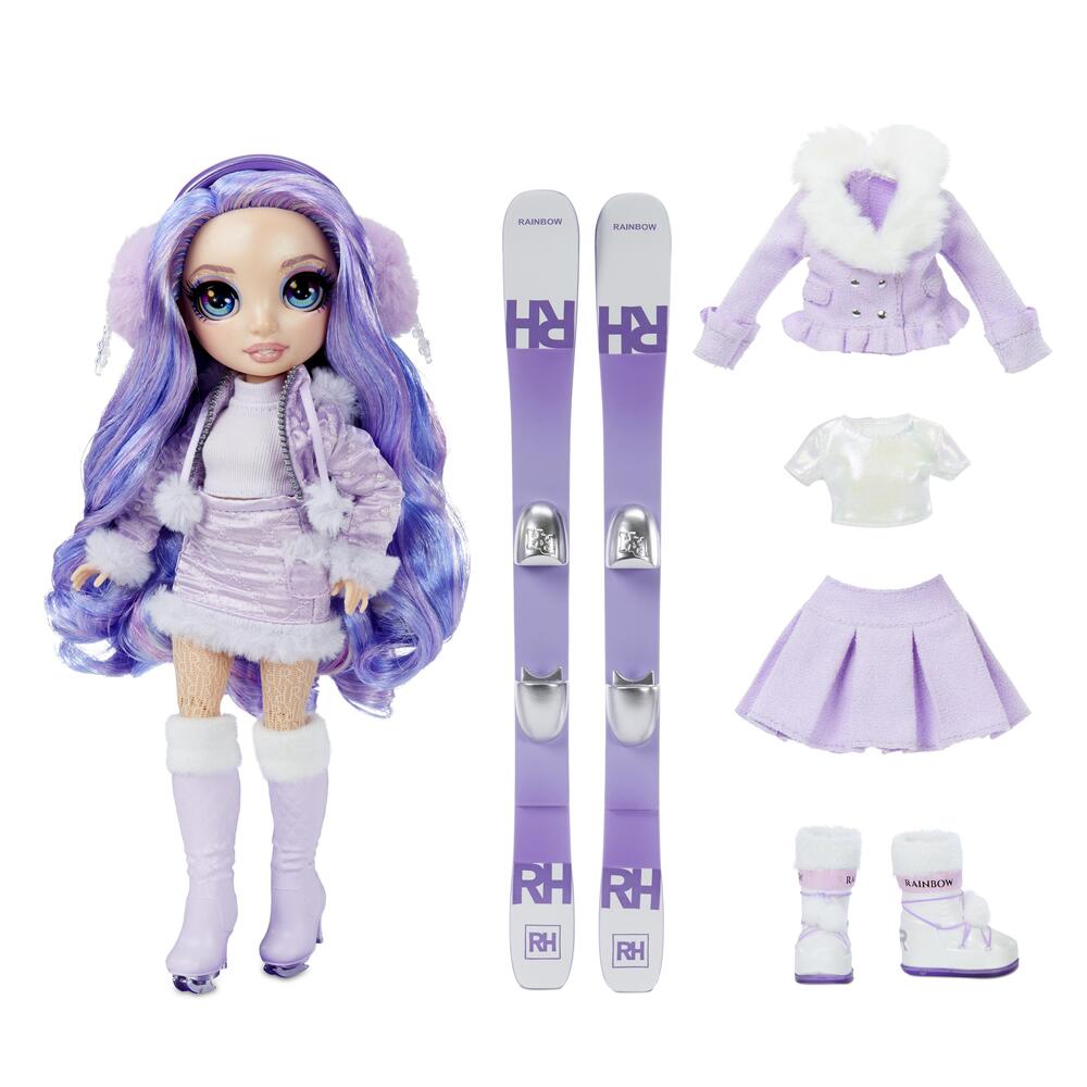 Rainbow High Vinterferie Modedukke - Violet Willow
