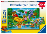 Puslespil Bear Family Camping Trip 2x24 brikker