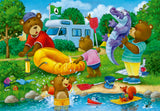 Puslespil Bear Family Camping Trip 2x24 brikker