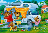 Puslespil Bear Family Camping Trip 2x24 brikker