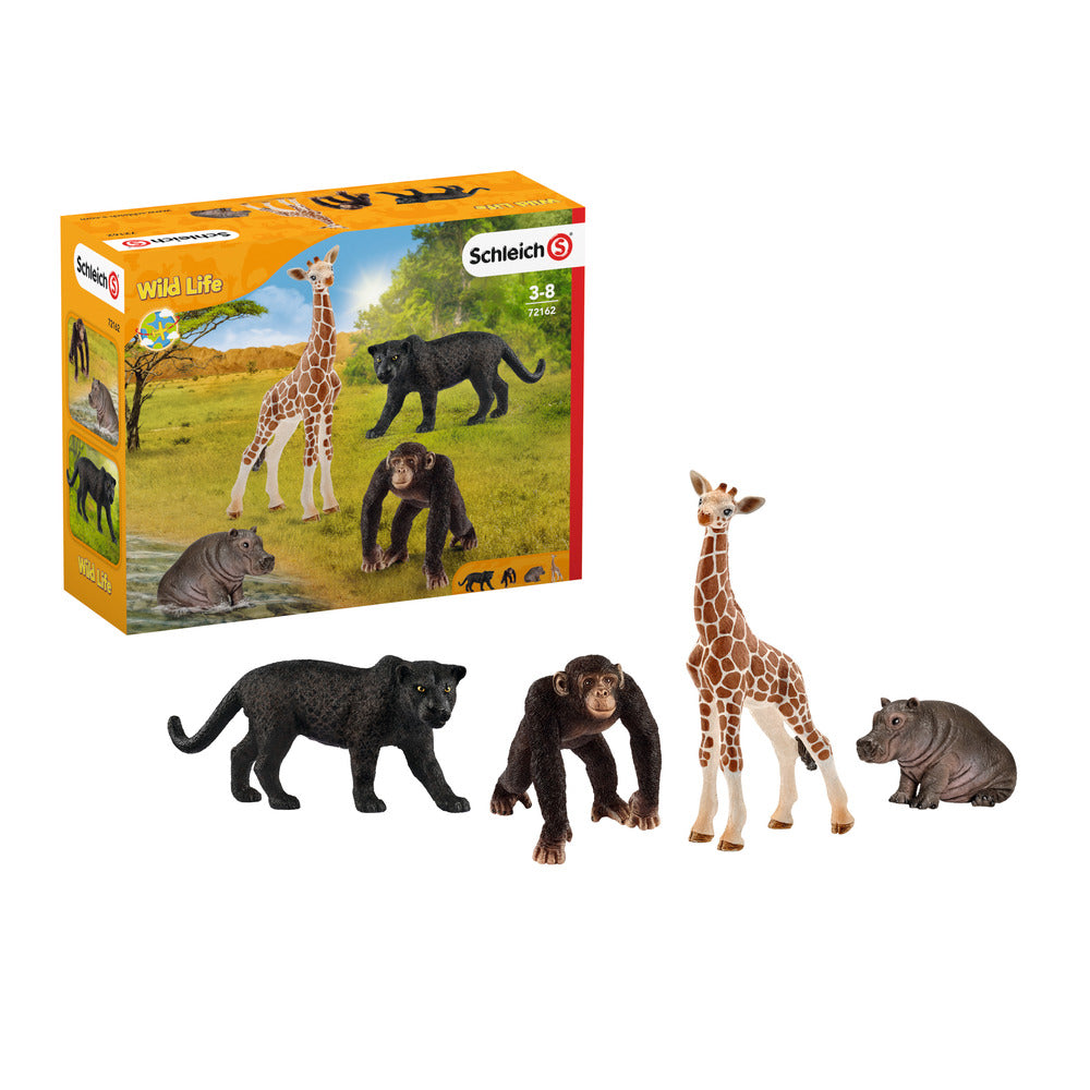 Wild life animals 4-pak