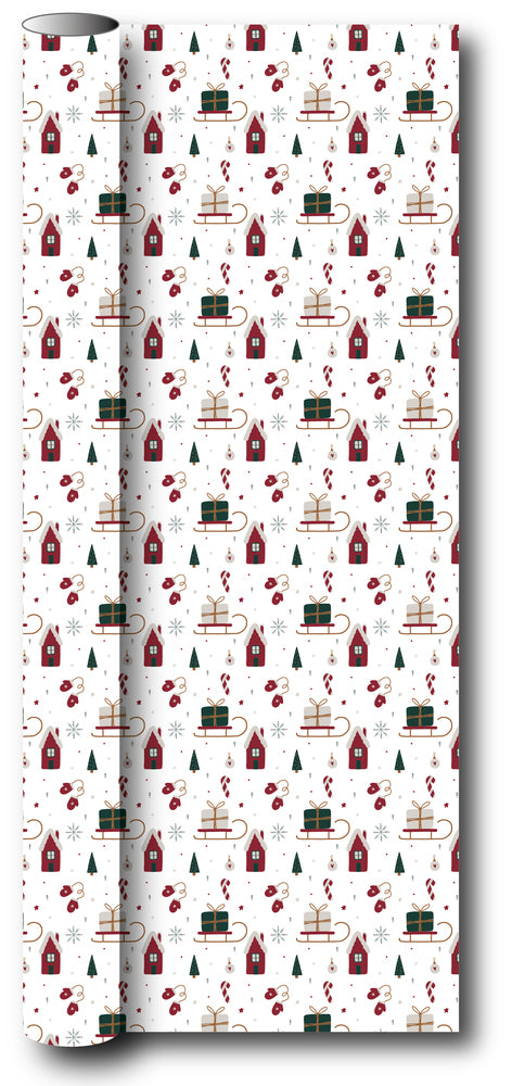 Flot gavepapir 3 m x 70 cm