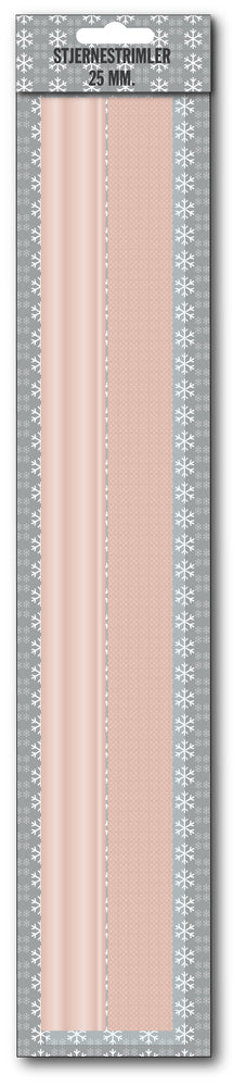 Stjernestrimler glitter 25 mm