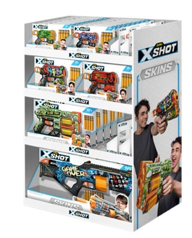 X-Shot Skins Display