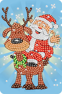 Diamond Art rudolf 10x15 cm