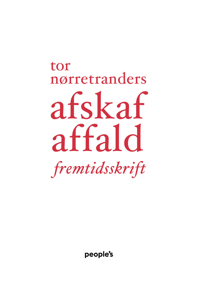 Afskaf affald