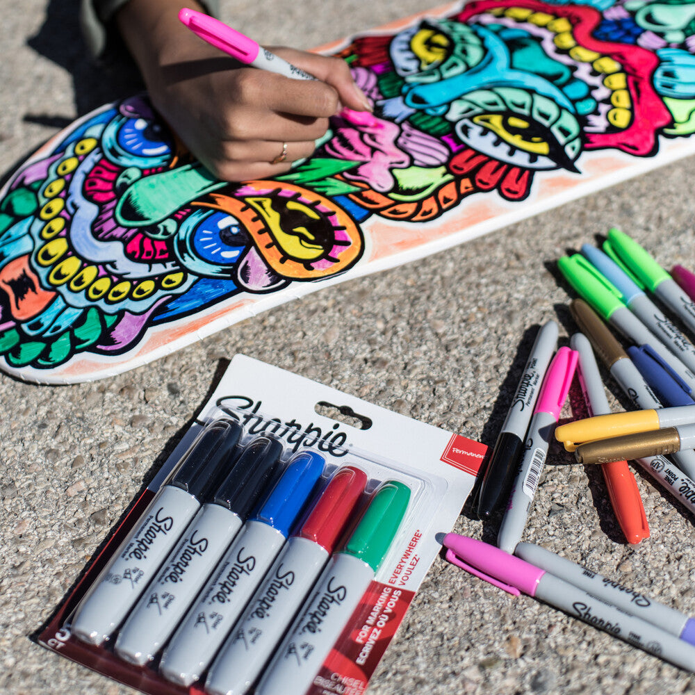 Marker Sharpie sort 4,5 mm
