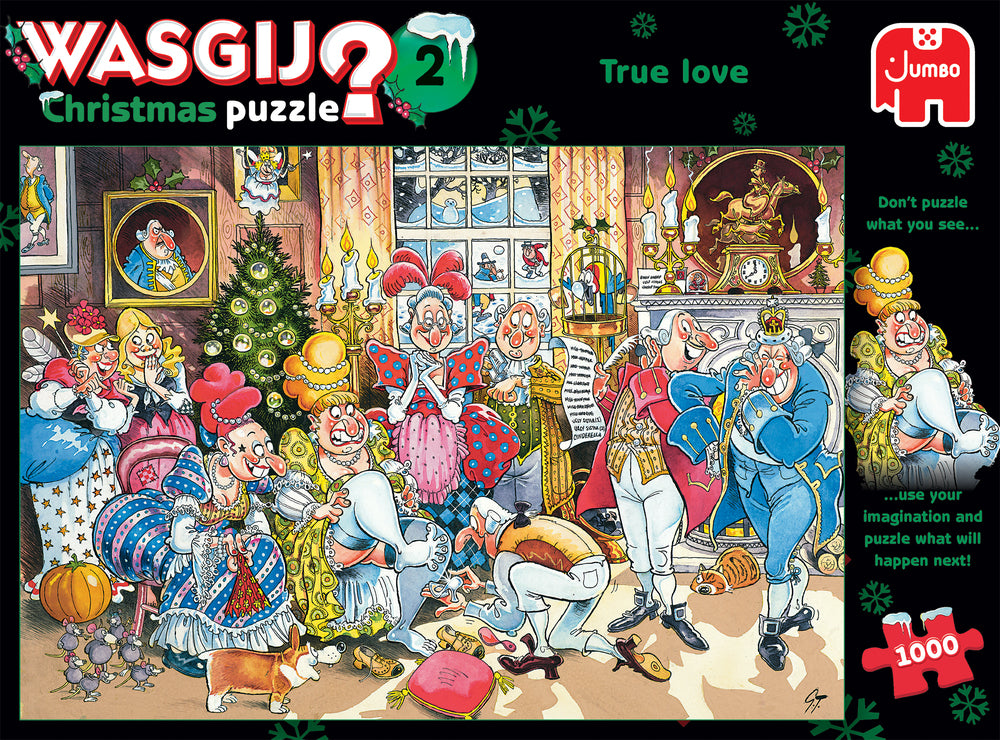 Wasgij puslespil christmas 2 1000 brikker