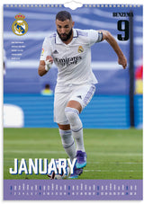 Vægkalender 2023 Real Madrid