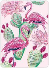 Diamond Art flamingoer 13 x 18 cm