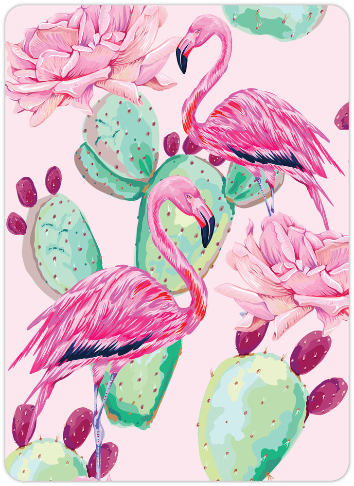 Diamond Art flamingoer 13 x 18 cm