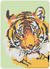 Diamond Art tiger 13 x 18cm