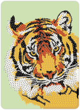 Diamond Art tiger 13 x 18cm