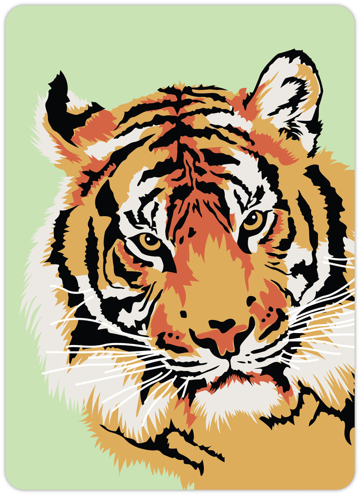 Diamond Art tiger 13 x 18cm