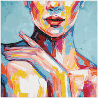 Diamond Art MIX kvinde 40 x 40 cm