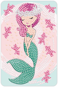 Diamond Art havfrue 10 x 15 cm