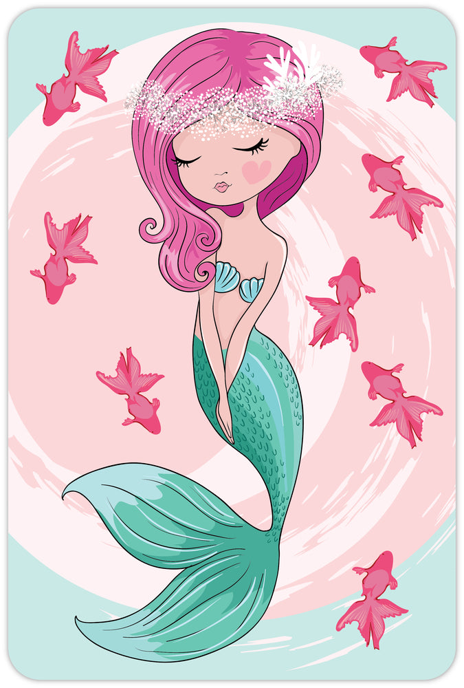 Diamond Art havfrue 10 x 15 cm