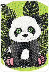 Diamond Art panda 10 x 15 cm