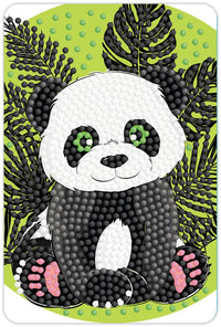 Diamond Art panda 10 x 15 cm