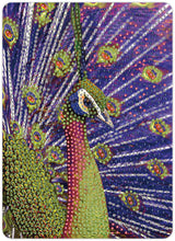 Diamond Art påfugl lilla 13 x 18 cm