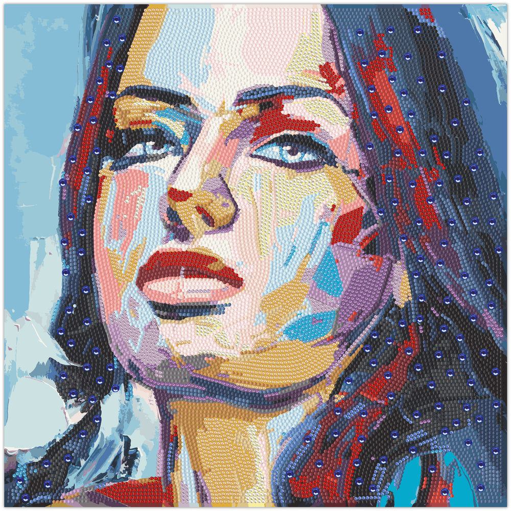 Diamond Art MIX kvinde 40 x 40 cm