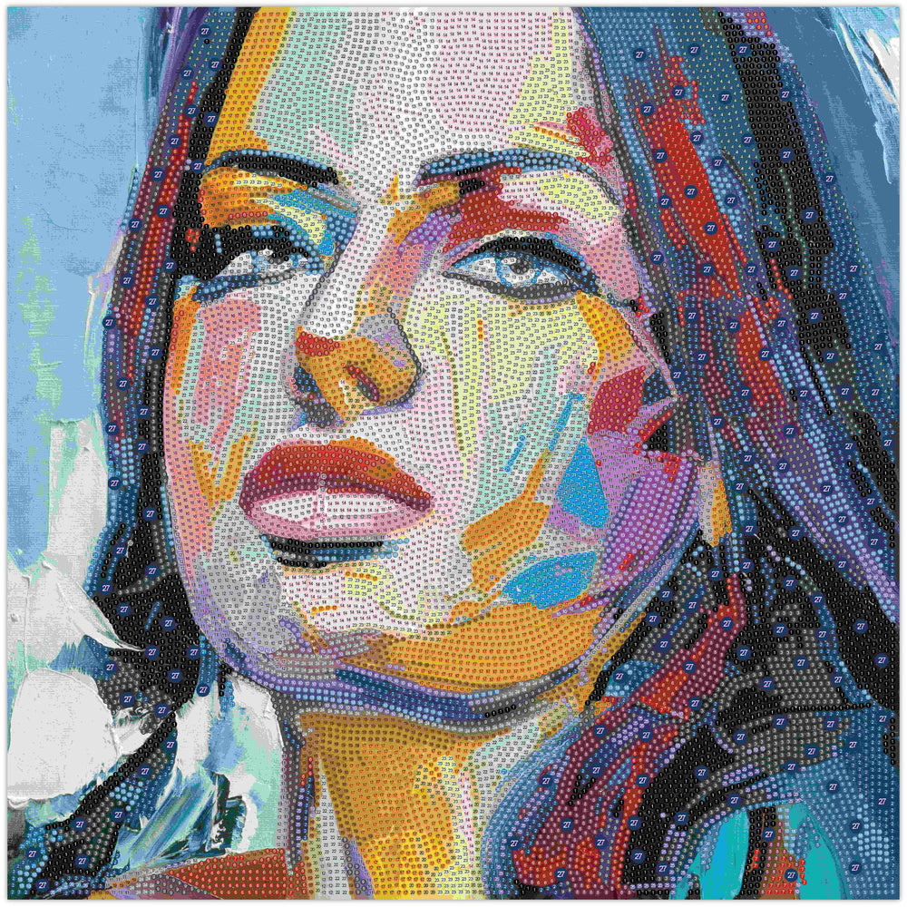 Diamond Art MIX kvinde 40 x 40 cm