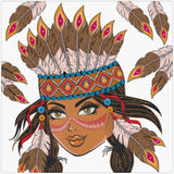 Diamond Art MIX indianer 40 x 40 cm
