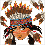 Diamond Art MIX indianer 40 x 40 cm
