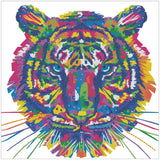 Diamond Art MIX tiger 40 x 40 cm