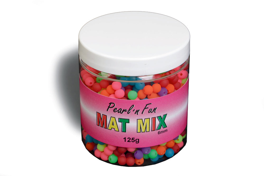 Pearl`n fun mat 6mm farver 125g bøtte ass