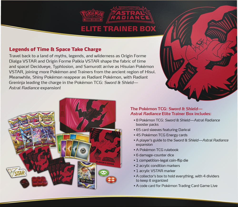 Pokémon Elite Trainer Box: Sword & Shield - Astral Radiance Darkrai