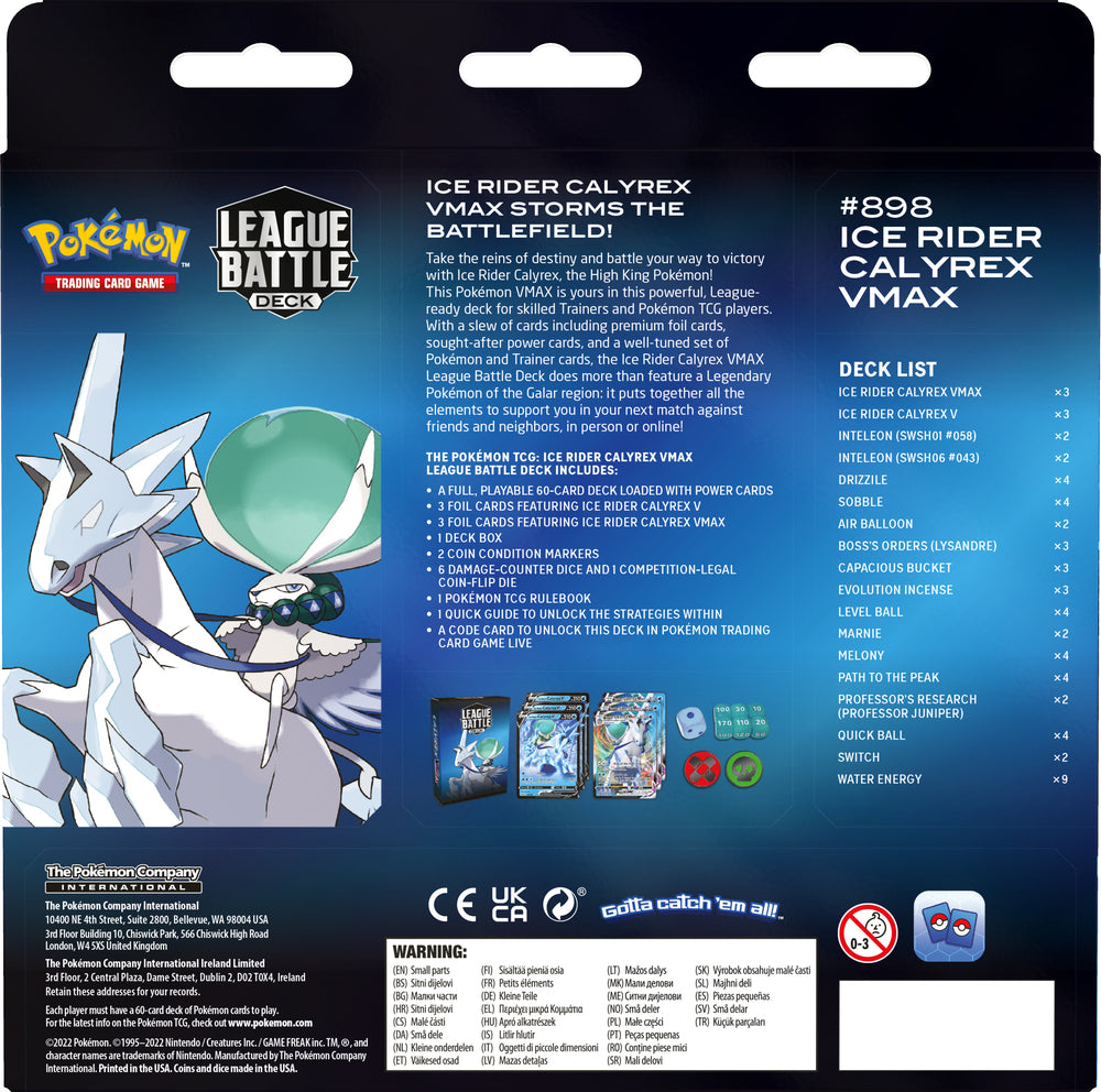POKEMON BATTLE DECK LEAGUE ASST